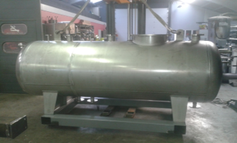 Cuve de stockage inox 5000L